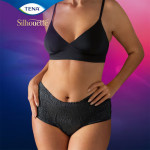 TENA Silhouette Plus Noir - Taille haute - Medium