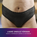 TENA Silhouette Plus Noir - Taille haute - Medium